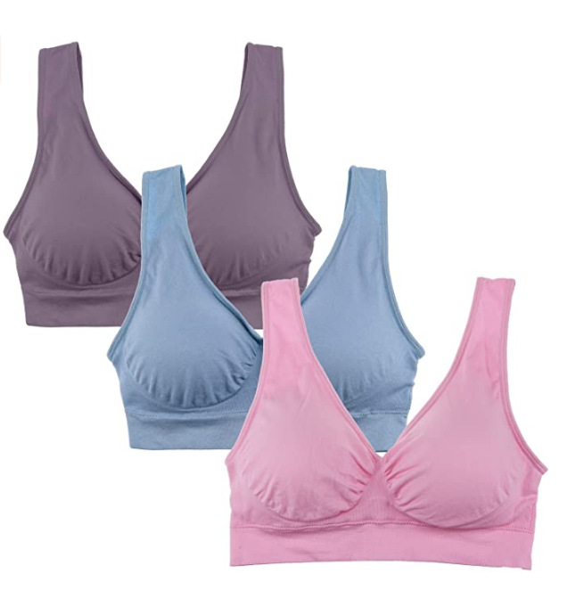 厂家可定制logo瑜伽文胸无缝运动文胸跑步健身背心瑜伽运动内衣女