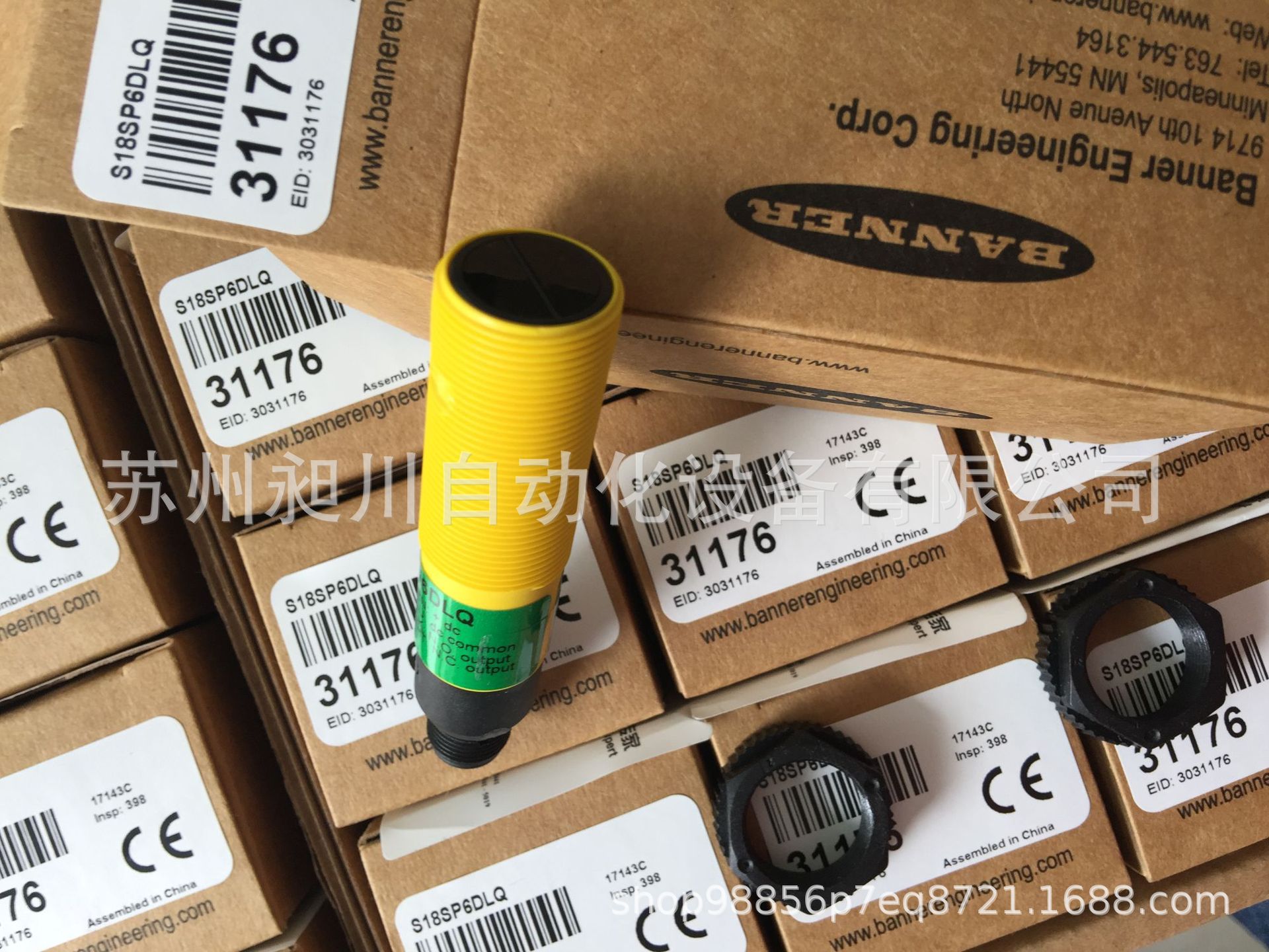 BANNER S18SN6LQ 反射板式光电开关接插式邦纳原装正品现货