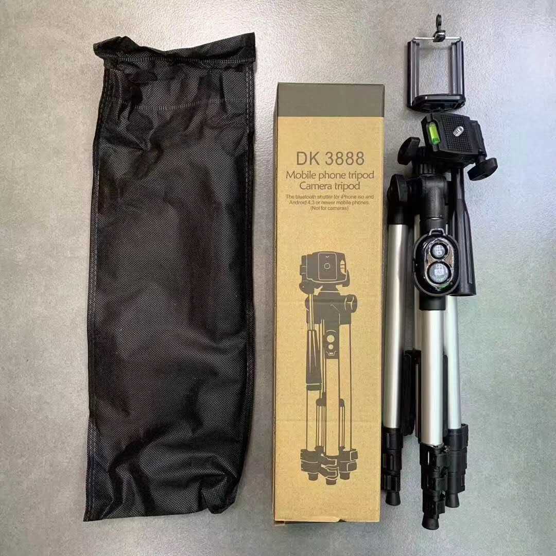 dk3888三脚架手机自拍支架直播支架三脚架铝合金手机支架