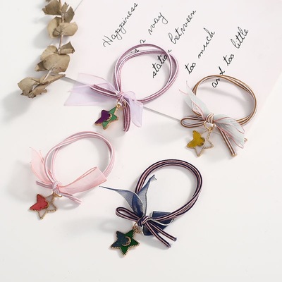 ins starry sky Hair rope Elastic force Tousheng Sen female line Net Red girl Hair Hairpin Bracelet rubber string Jewelry stores