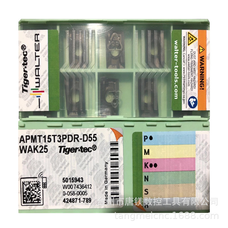 瓦尔特WALTER数控刀片刀具粒APMT15T3PDR-D55 WAK25特价批发