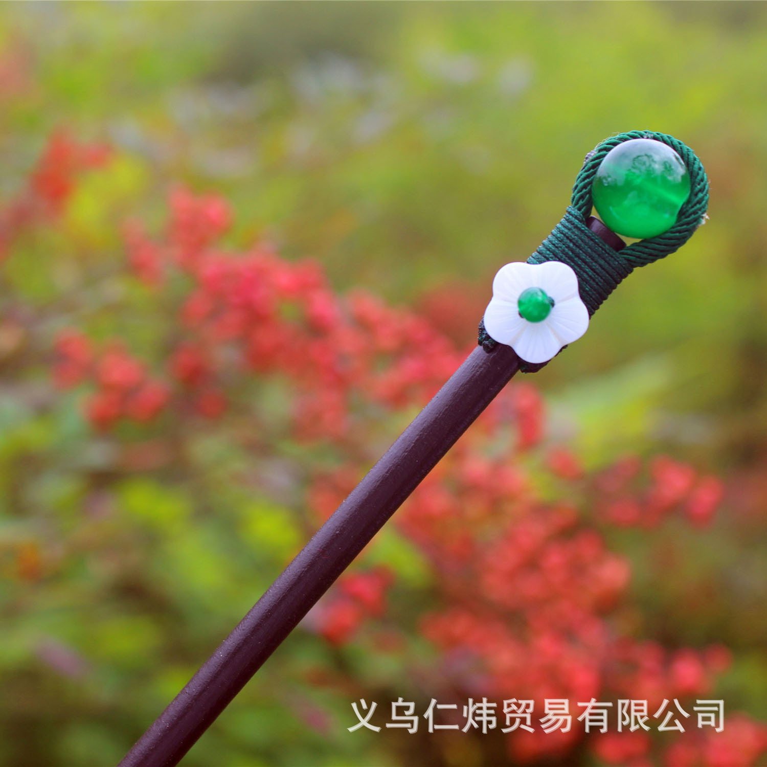 Temperamento clásico borla paso horquilla chica Hanfu tocado accesorios para el cabello hecho a mano horquilla de madera updo Internet celebridad antiguo traje palillos