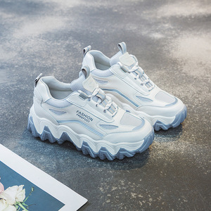 老爹鞋女2020秋季新款厚底透气内增高超火百搭休闲运动鞋女秋款