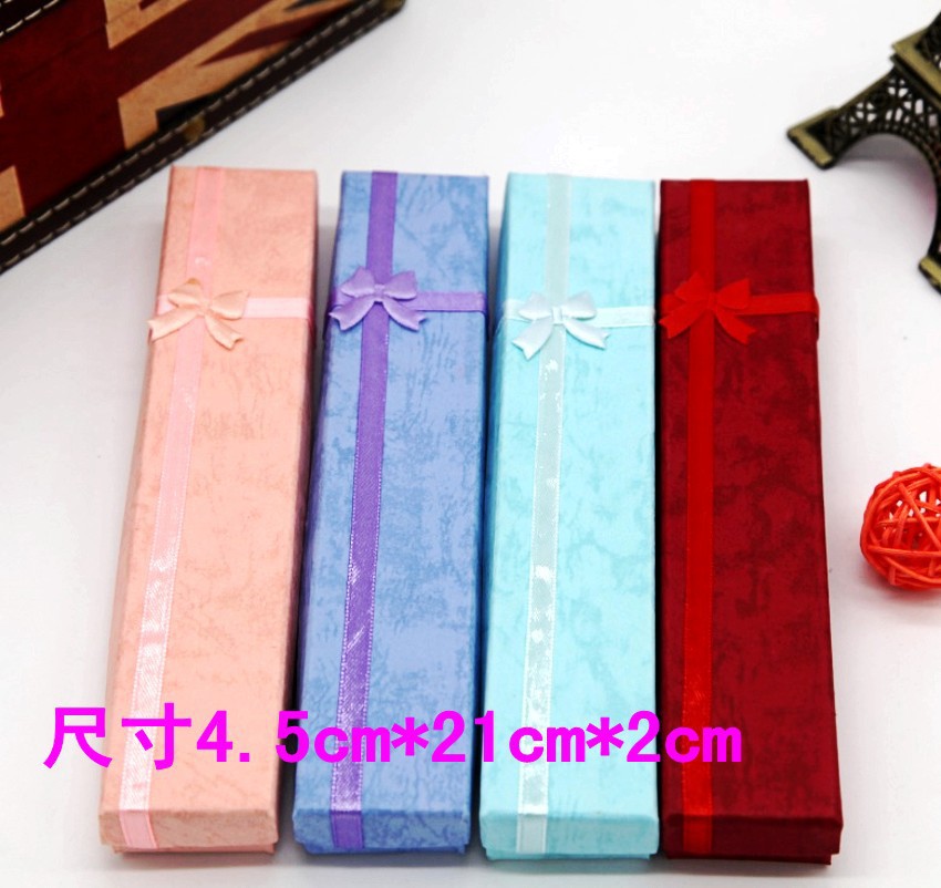 Factory Gift Box Paper Box Paper/Cardboard Paper Box Long Box Necklace Box Jewelry Box Gift Box Wholesale