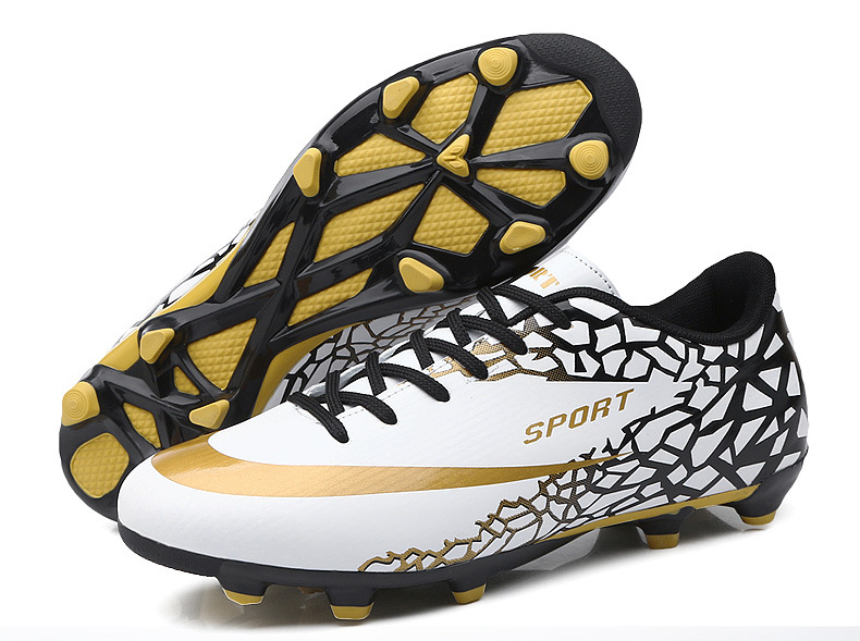 Low-Top-Fußball für Jungen und Mädchen mit gebrochenen Kunstrasen-Lederfüßen, AG-Langnägeln, Schülersporttraining_voghion.com