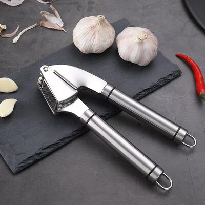 304不锈钢压蒜器 磨蒜泥器 捣蒜器 蒜蓉器 厨房小工具|ms