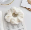 White plush large intestine hair circle