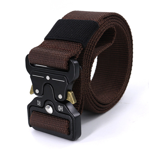 Military fan quick release 3.8cm men's multifunctional military training outdoor belt cobra buckle nylon tactical belt