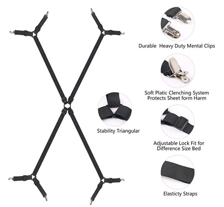 Hoja de cama anti-desordenado sofá fijo clip fijo hoja de cama antideslizante clip fijo Largo