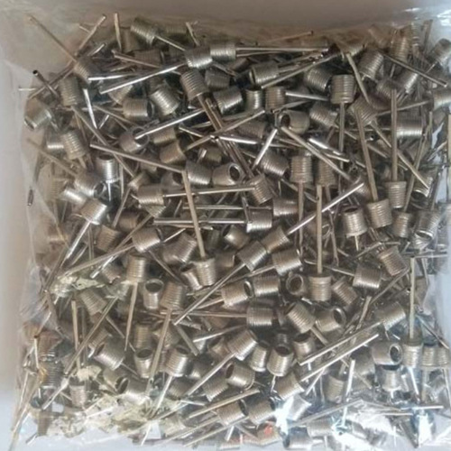 Stainless steel ball needle basketball mesh bag inflatable basketball football supplies air pump metal ball needle basketball inflatable needle