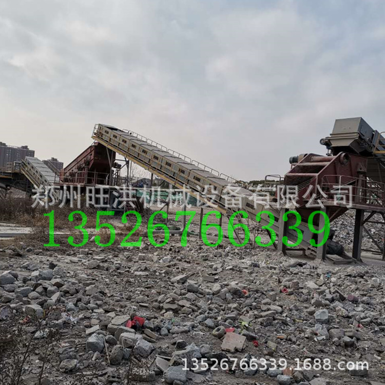 建筑填埋垃圾分拣机 生活垃圾自动分拣设备 装潢垃圾分拣生产线