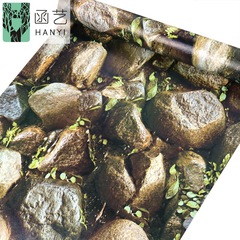 餐館翻新立體磚紋牆紙石頭磚塊客廳電視背景牆貼自粘牆布自貼批發