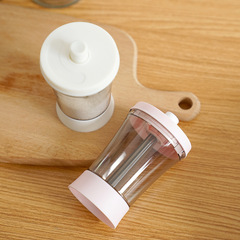 Quantitative Salt Bottle Seasoning Pot Household Measuring Squeeze Salt Jar Kitchen Gadget Salt Control Limiting Release Box Spices Container