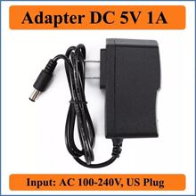 US美标DC 5V1A 5.5*2.5大口ADSL猫水星TP迅捷适配器电源5V 1000MA