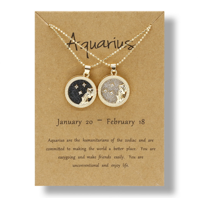 Fashion Constellation Alloy Plating Womenu0027S Pendant Necklace 1 Piece
