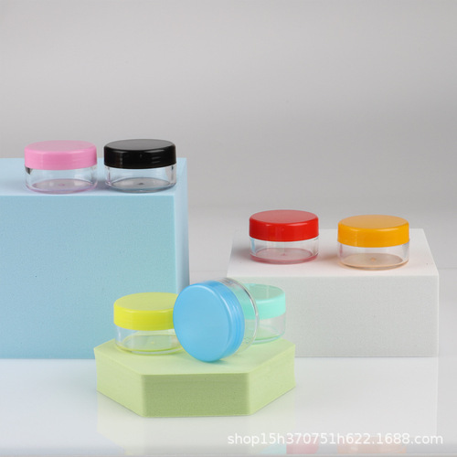5g 10 20 30 50g round box PS plaster box cosmetics packaging box portable travel size cream bottle