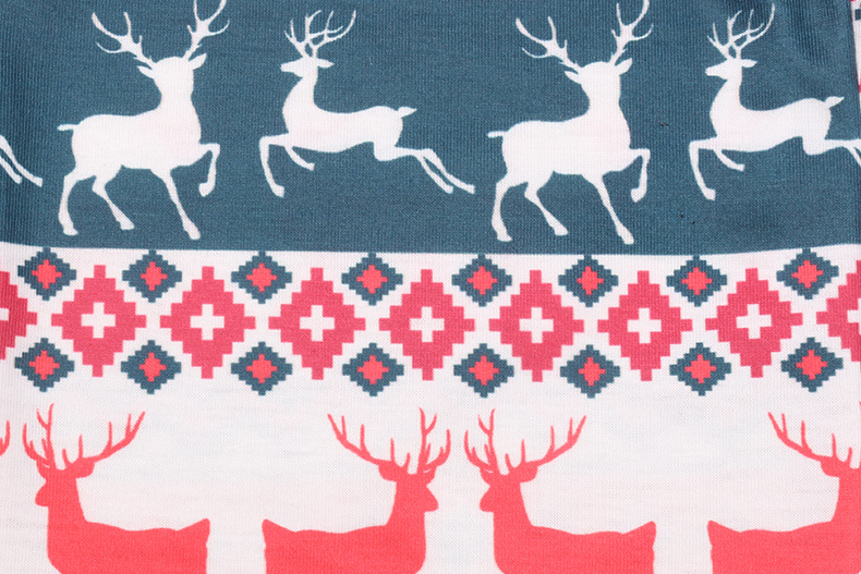 women's autumn and winter home letter printing Christmas suit NSKX5796