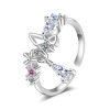 Fresh cute one size ring with bow, Korean style, simple and elegant design