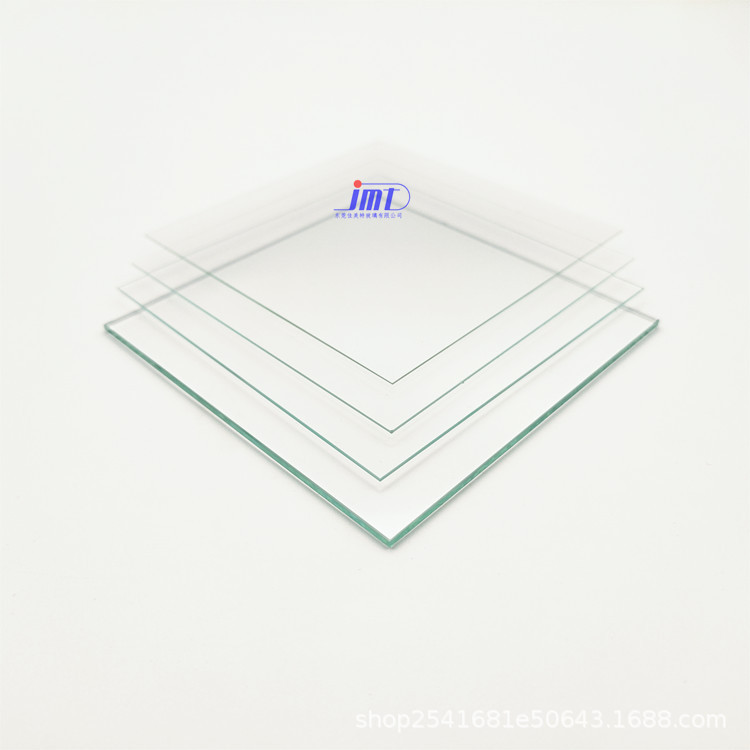 薄片钢化显示器灯具玻璃面板定制 白玻/超白玻钢化玻璃东莞直供
