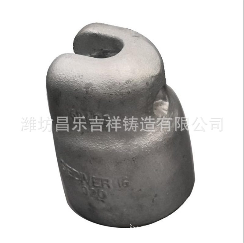 定制款球墨铸铁单耳双耳铸铁钢帽电力配件电瓷钢帽产地货源