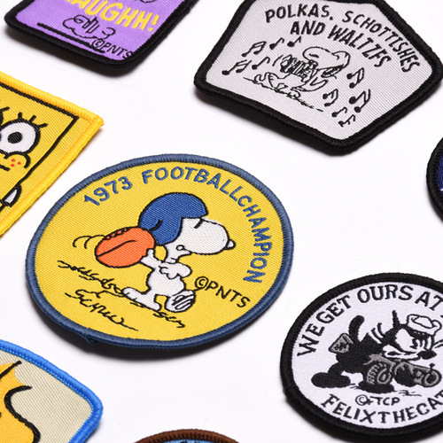 Manufacturer's custom-made woven label, overlock cloth, garden label armband, badge, badge, clothing without adhesive, woven label accessories, custom-made