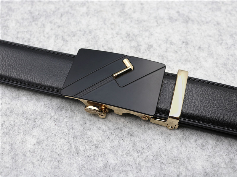 Automatic Belt For Men With Alloy Buckle Business Style_voghion.com