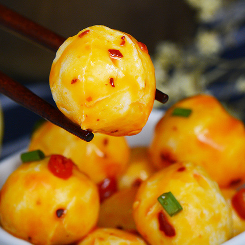 Eat in Enchantment Q Shuang Fish Balls 16g*20 bags Fish ready-to-eat fish balls with spicy spicy flavor casual snacks