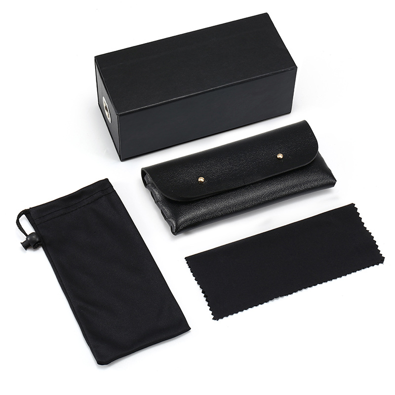 No. 8: drawer box + hidden buckle leather bag + bag + cloth