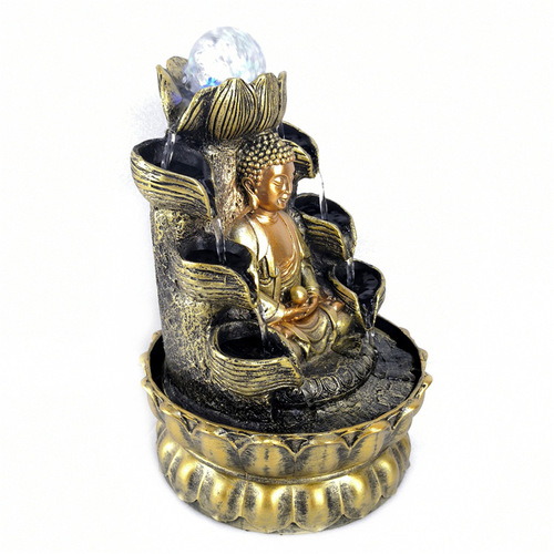 Cross-border supplier direct supply resin craft creative water landscape Chinese-style flowing water decorative piece origin source 16128