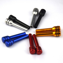 Car Aluminum Alloy Door Handle Car Door Lock Status Button Automotive Door Handle Automotive Accessory Decor