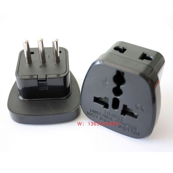 意大利大面板轉換插座 烏拉圭平頭插腳轉換器 電器出口配套轉換器