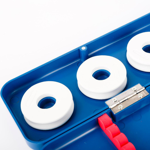 Fishing gear wholesale multifunctional fish float box set three-use main line blue float box plastic fishing line box fishing gear accessories