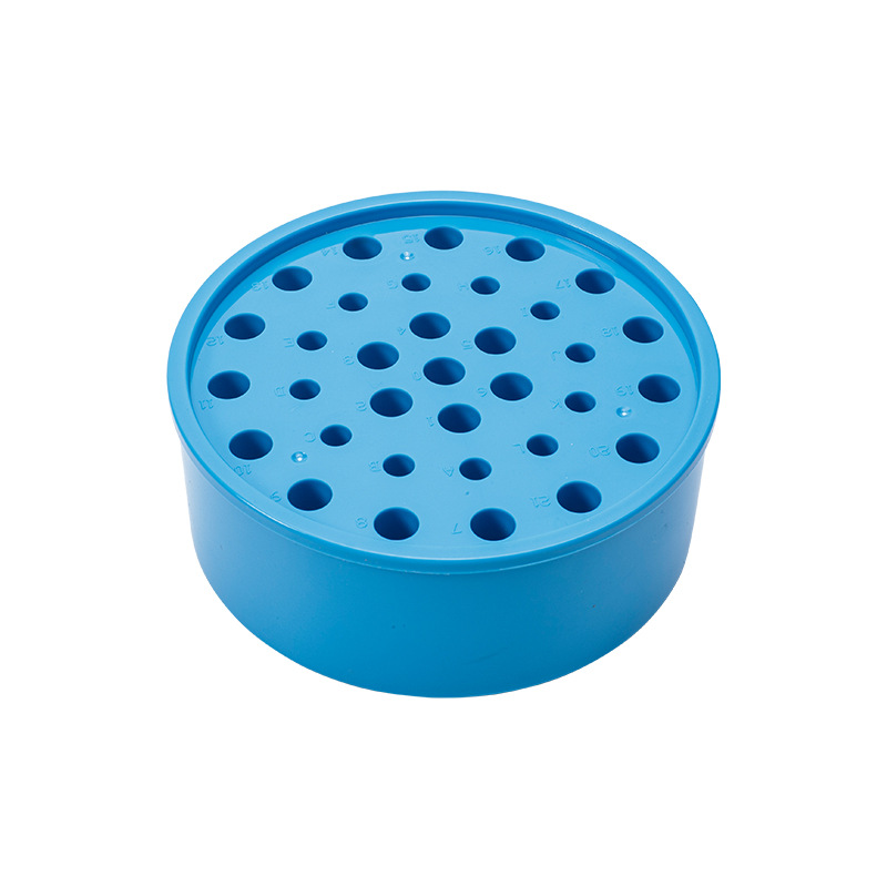 低温冰盒恒温盒圆形多用生物冰盒放96孔PCR 0.5 1.5 2ml 离心管架