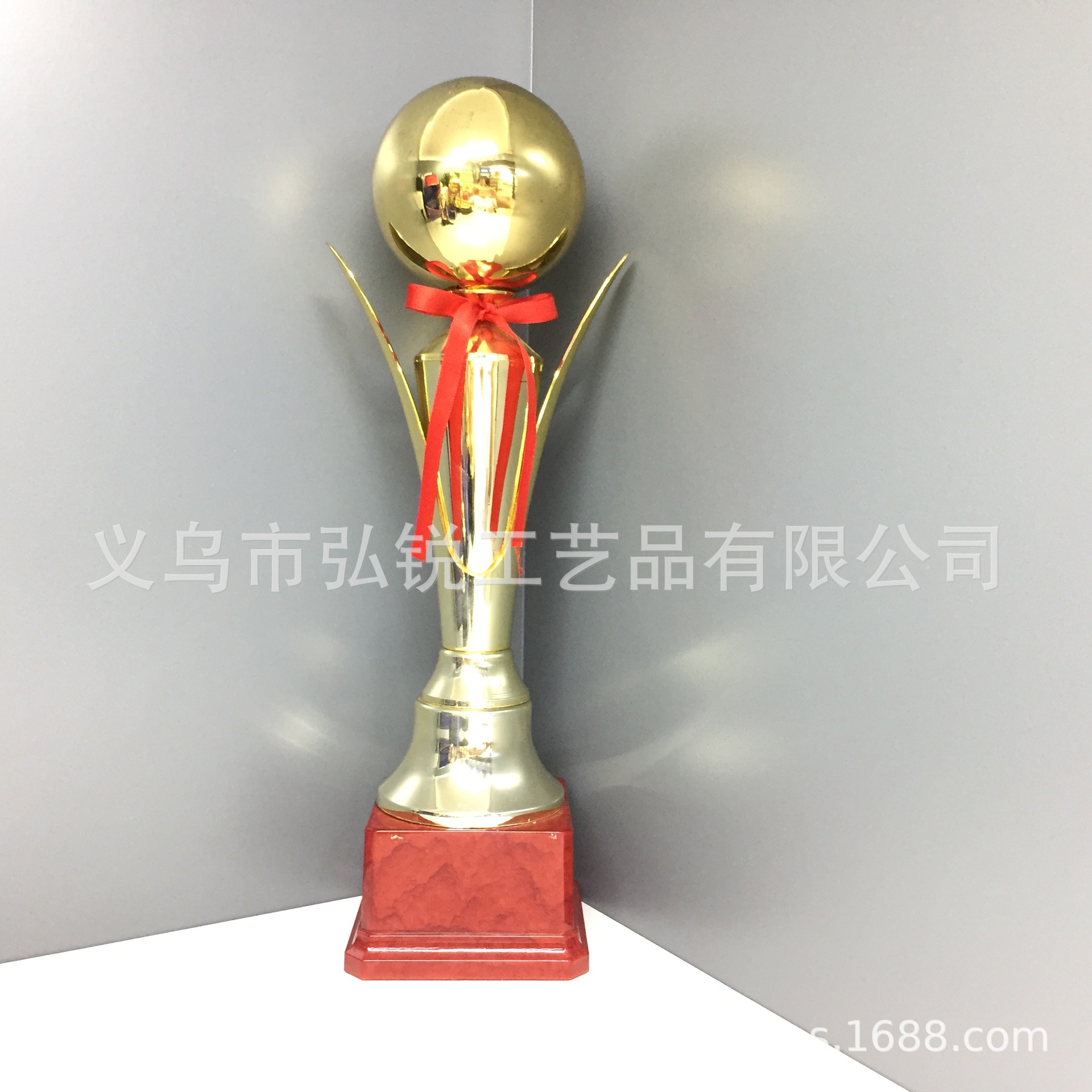 热销批光面球塑料奖杯运动体育比赛学生奖品纪念颁奖励创意可定制logo详情图3