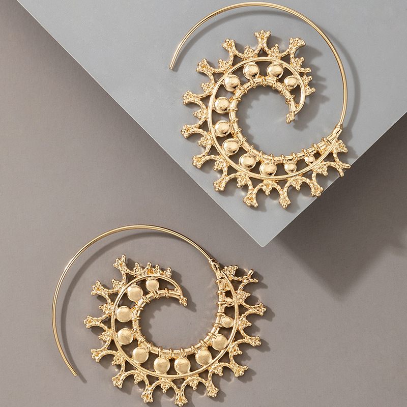 Fashion Geometric Plating Alloy Earrings display picture 4