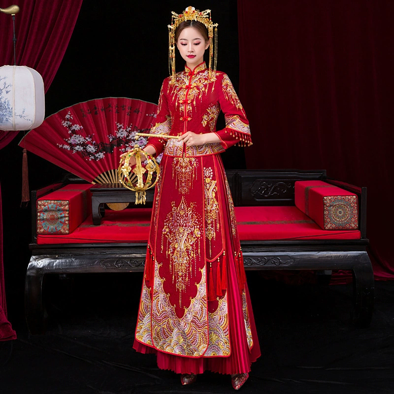 Summer thin suhe traditional wedding dress, 2020, Chinese style