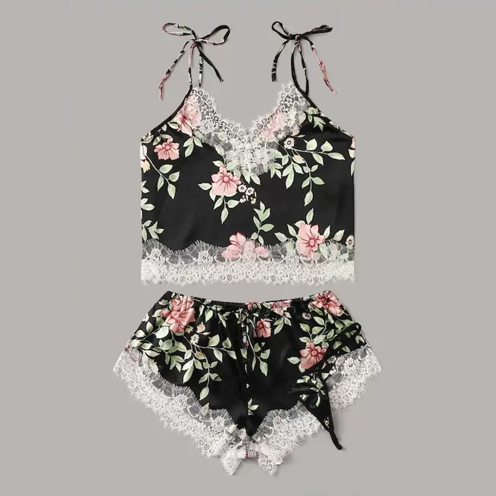 Эротическое белье европейское и американское взрывное сексуальное кружевное платье шорты с принтом кружева