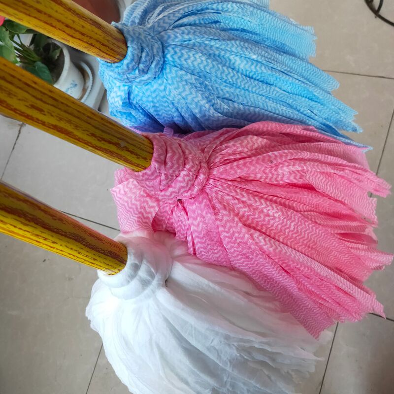 Mop Line Property Mop Replacement Cotton Line Mop Line Non-Woven Strips Hollow Rope Tank Truck Cleaning Cotton Line