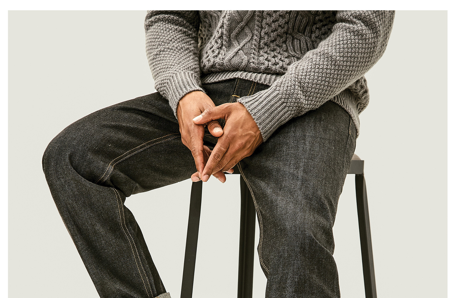 Men's Fashionable Loose Straight Jeans - Image 2