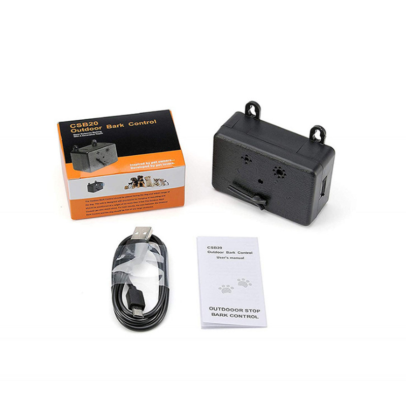 亚马逊新款现货宠物狗超声波智能室外止吠器 驱狗训狗器通用型