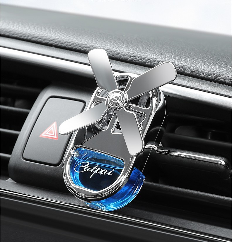 Car Interior Accessories Air Vent Perfume Aromatherapy Odor Removal Four-Leaf Windmill Air Conditioner Outlet Freshener Odor Eliminator