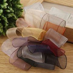 Fishing line yarn snow yarn ribbon butterfly knot hair accessory DIY essential oil pendant shoe flower bundle gift packaging solid color yarn ribbon