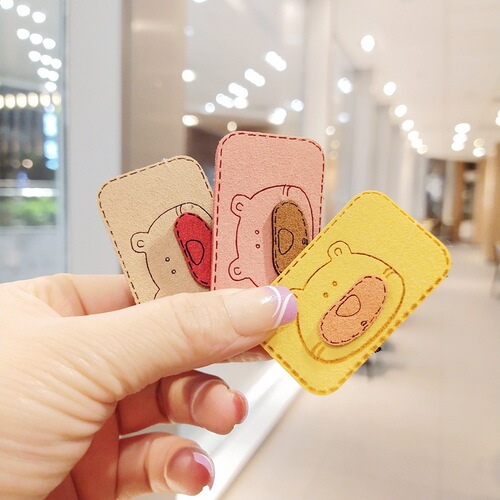 Children's bangs cartoon hair accessories animal headdress magic stickers princess cute little girl broken hair stickers magic stickers