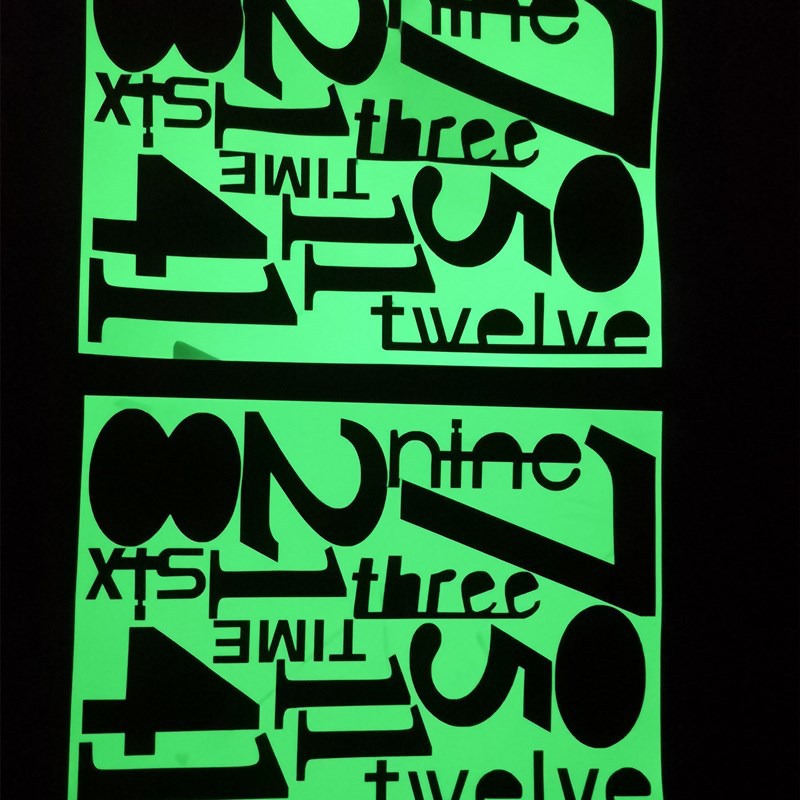 夜光发光材料样品下单夜光胶带包装费模切冲压蓄光制品