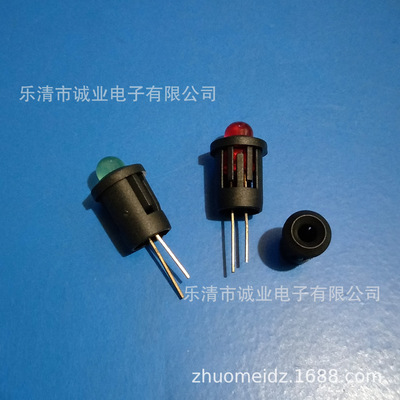 自产塑料尼龙发光二极管绝缘柱 LED间隔柱 LED隔离柱 长筒灯套F5