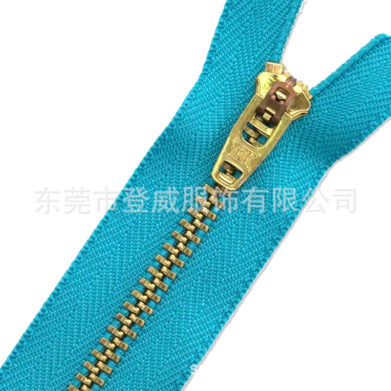 YKK正式签约经销商 正品 YKK 牛仔裤链 金铜/黄铜牙 裤链牛仔拉链