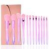 New cross border 12 Brush Set Foundation Eye beginner Cosmetics tool Jade hairpin factory goods in stock