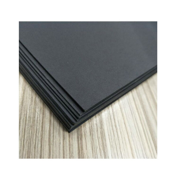 大量批发零售黑卡纸 可复合分切 可做规格 600克特黑黑卡纸