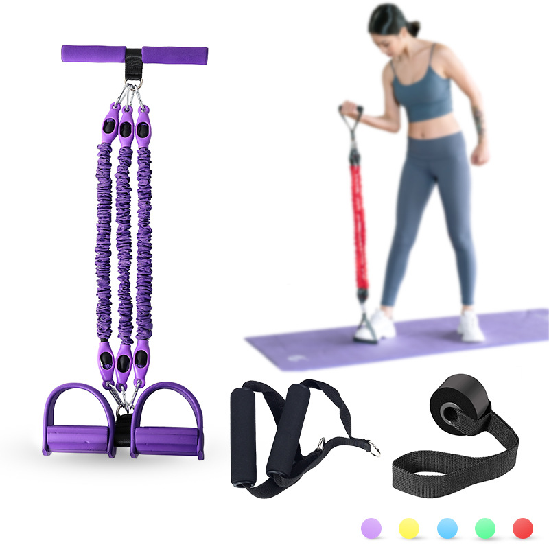 Pedal puller sit-up aid with cloth sleev...