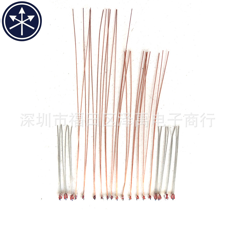 NTC温度控磁电式转速传感器 全铜线耐高温单端玻璃封装热敏电阻